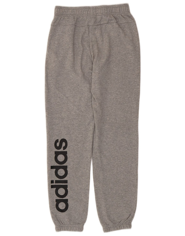 Pantaloni de trening cu grafic pentru fete Adidas Pantaloni de jogging 13-14 ani, gri pete