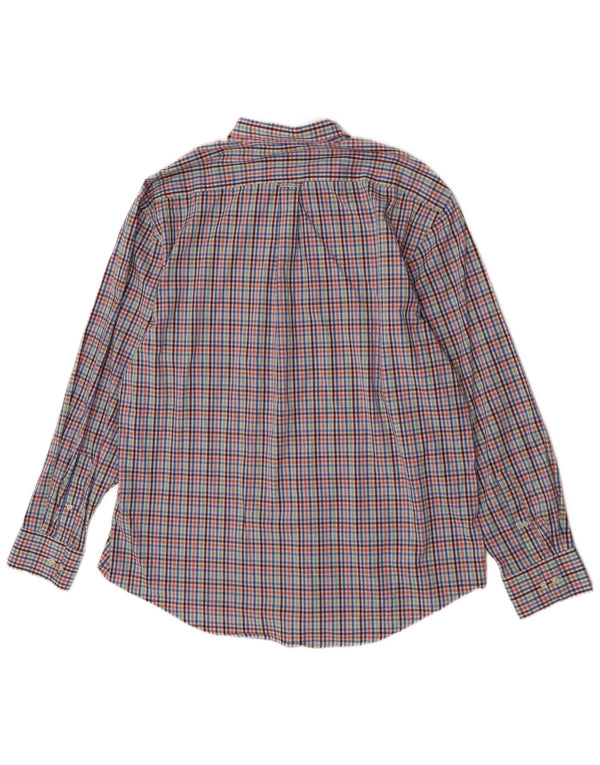 Cămașă Izod pentru bărbați XL, bumbac vichy multicolor