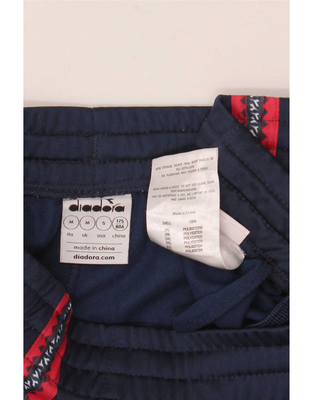 Pantaloni de trening Diadora pentru bărbați Pantaloni de jogging, medii, bleumarin, color block