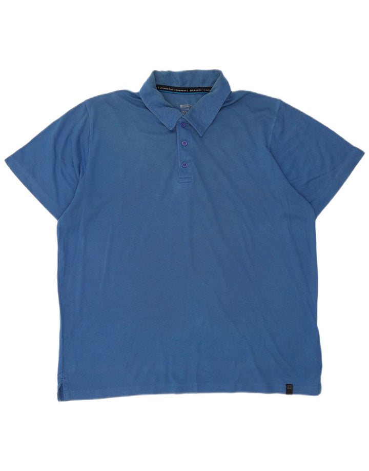 Tricou polo pentru bărbați Mountain Warehouse IsoCool XL Bumbac albastru