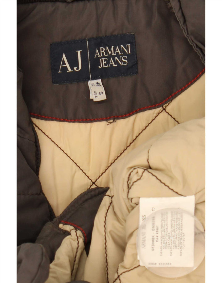 Jachetă căptușită pentru bărbați Armani Jeans EU 48 Medium Gri Poliamidă