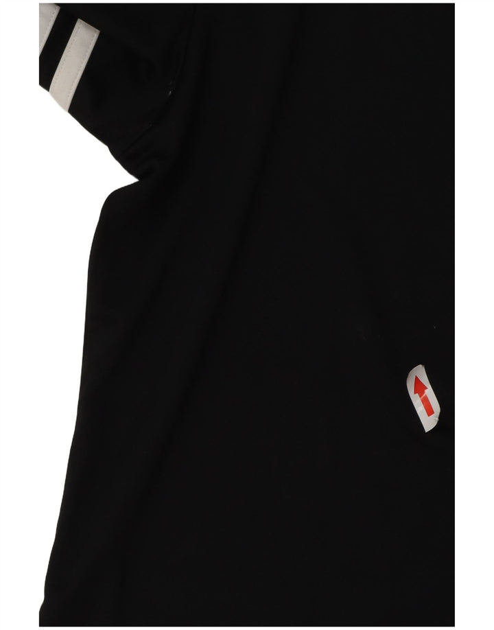 Tricou Adidas Climalite pentru bărbați Top Mediu Negru Poliester