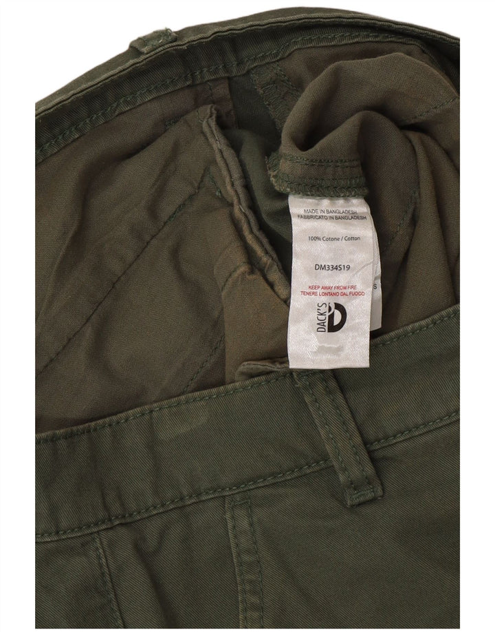 Pantaloni scurți chino pentru bărbați Dack's Regular Fit IT 46 Small W30 Bumbac verde