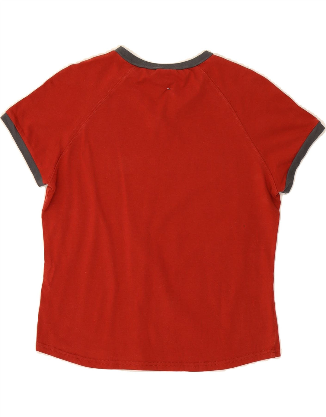 FILA Womens T-Shirt Top UK 16 Large Red Cotton Vintage Fila and Second-Hand Fila from Messina Hembry 