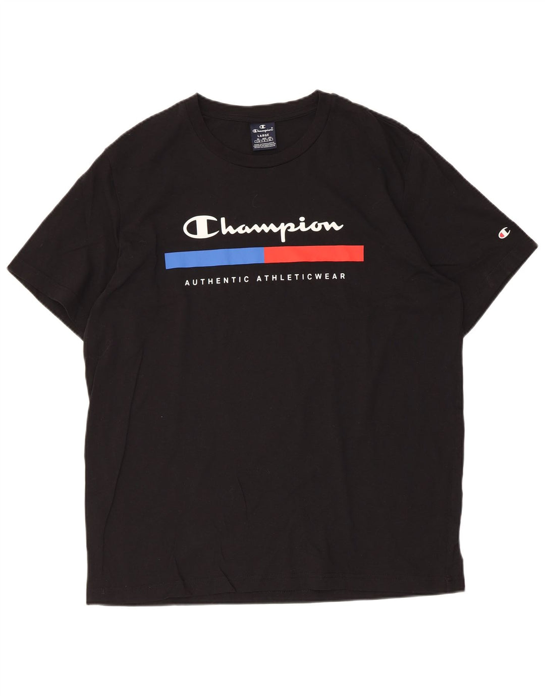 Tricou grafic Champion pentru bărbați Top mare negru