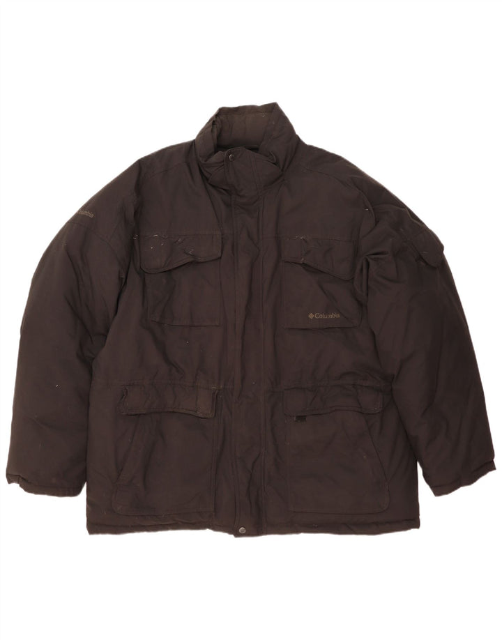 Jachetă căptușită Columbia pentru bărbați UK 42 XL Nylon negru