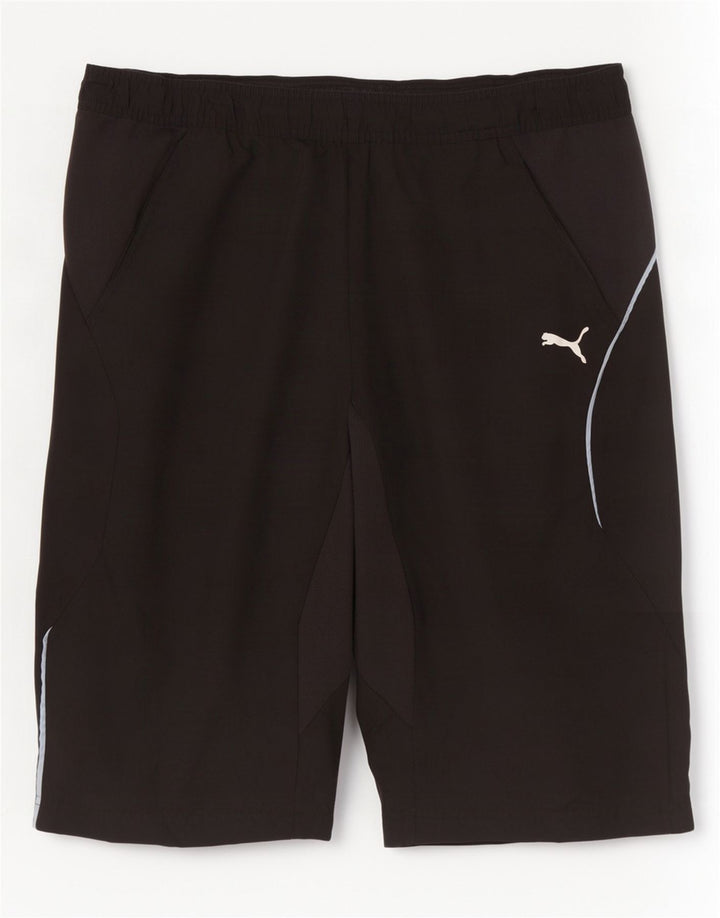 Pantaloni scurți sport Bermuda Puma pentru bărbați, negru mediu