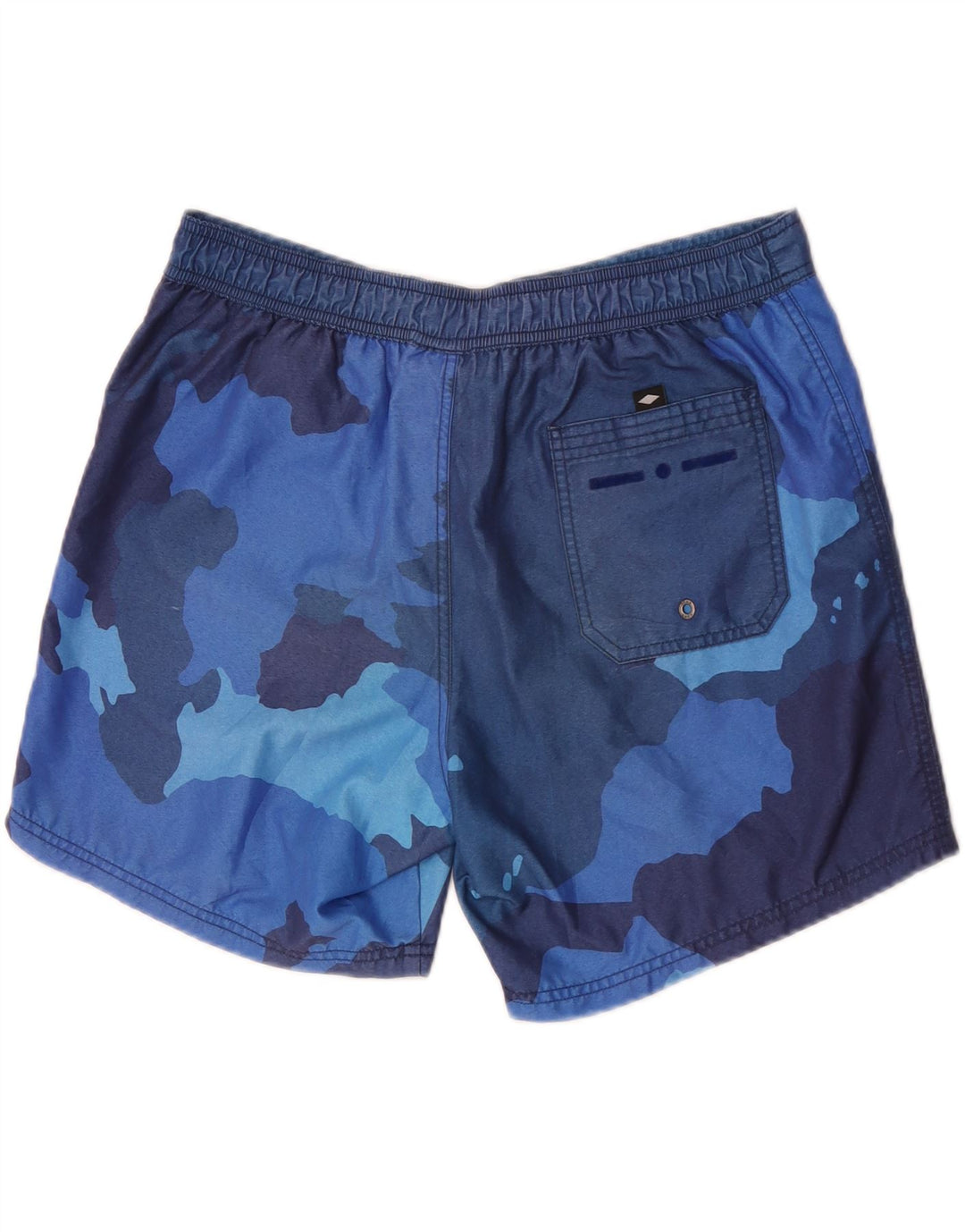 Pantaloni scurți de înot Bear pentru bărbați, mari, albastru, din poliester de camuflaj