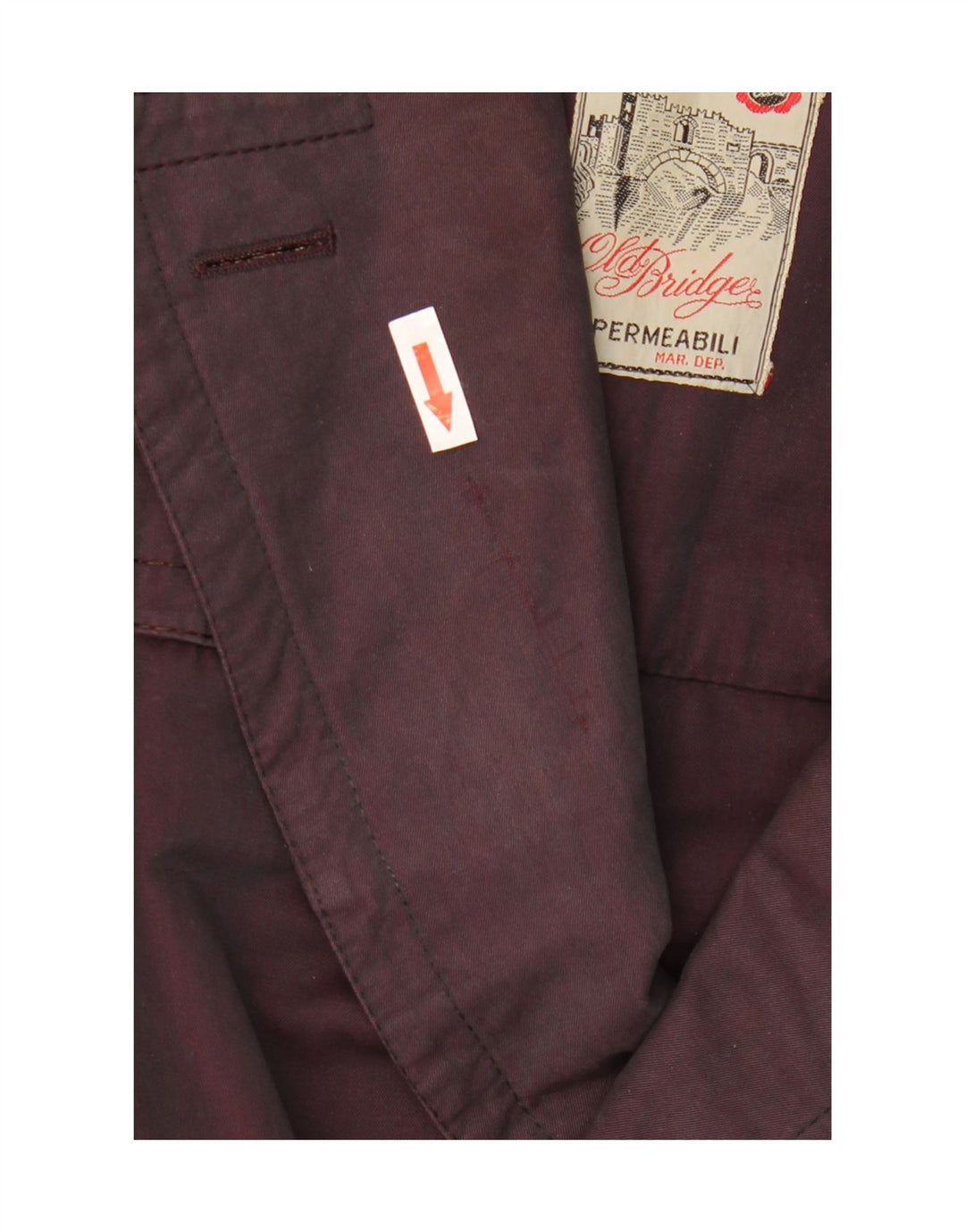 Trenci pentru bărbați vintage UK 40 mare violet