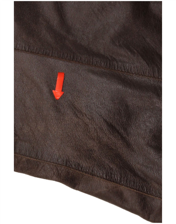 Massimo Rebecchi Jachetă pentru femei cu 2 nasturi IT 46 Maro mare