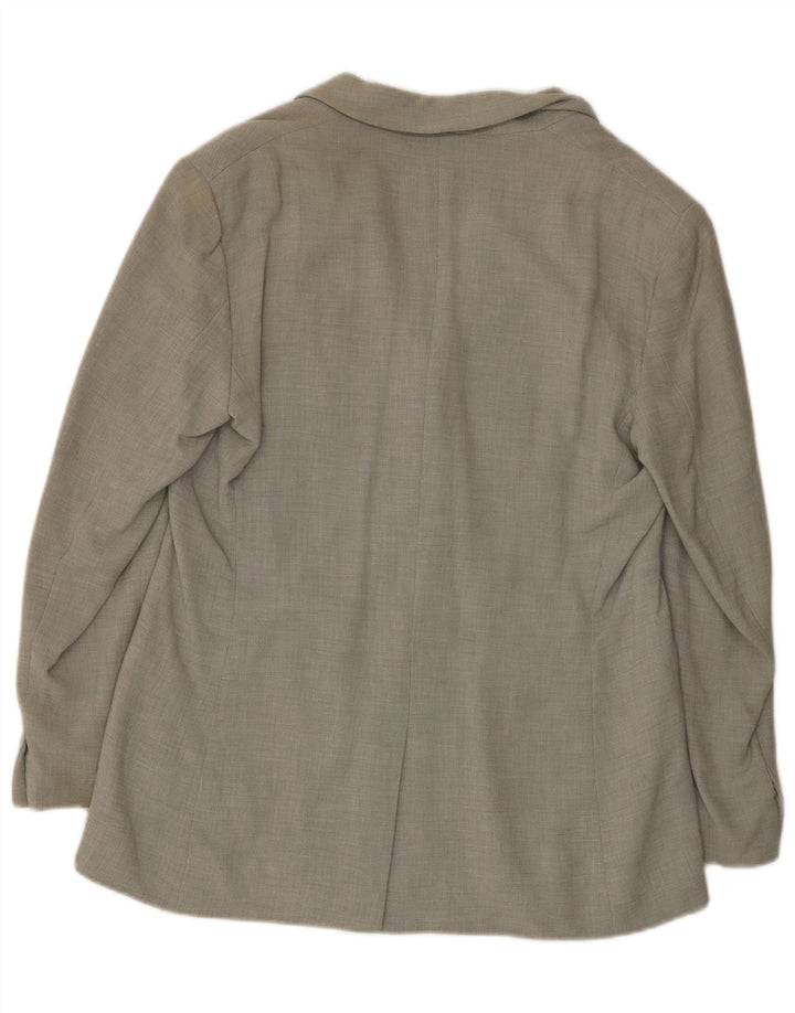 Jachetă Calvin Klein pentru femei, cu 3 nasturi, în viscoză gri US 14 XL