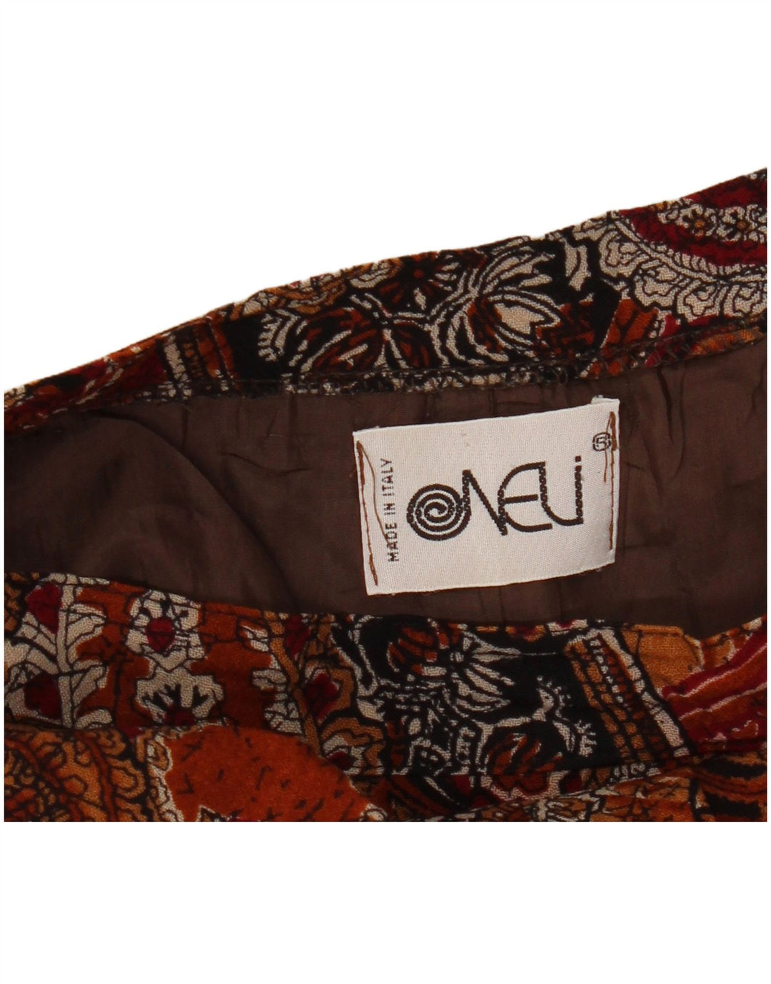 Fusta plisată pentru femei VINTAGE W27 Small Multicolor Paisley