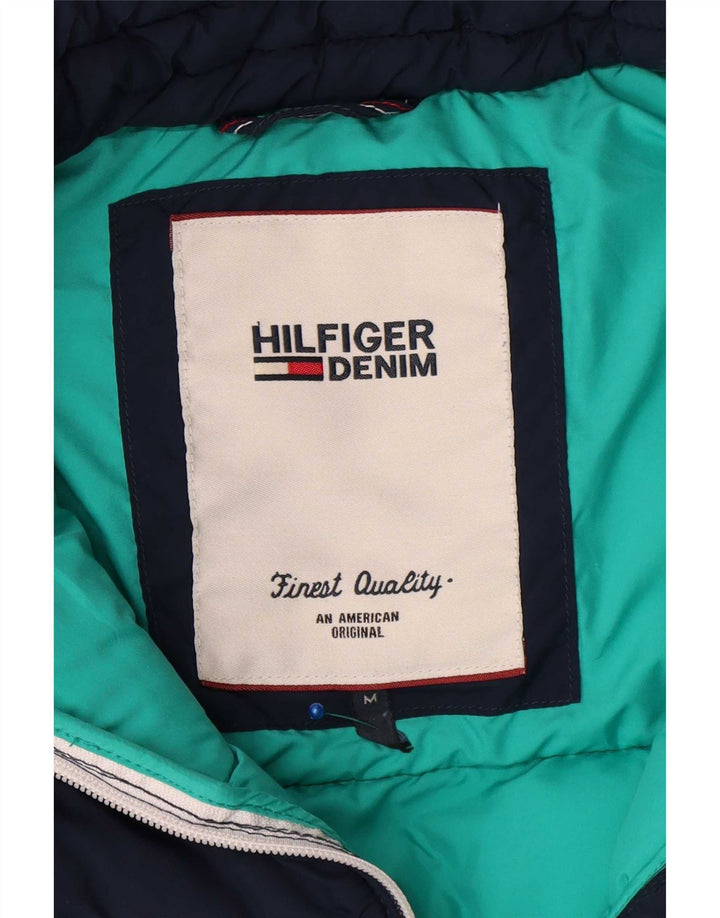 Jachetă căptușită pentru bărbați Tommy Hilfiger UK 40 Poliester mediu albastru bleumarin