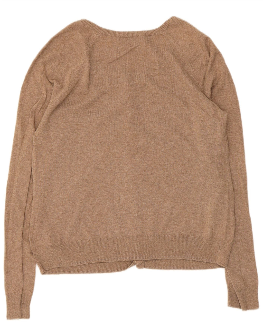 Pulover cardigan pentru femei Gap UK 12 bumbac maro mediu
