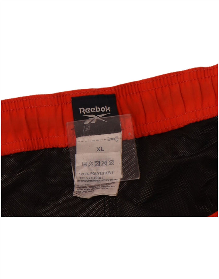 Pantaloni scurți de înot Reebok pentru bărbați XL, gri, din poliester de camuflaj