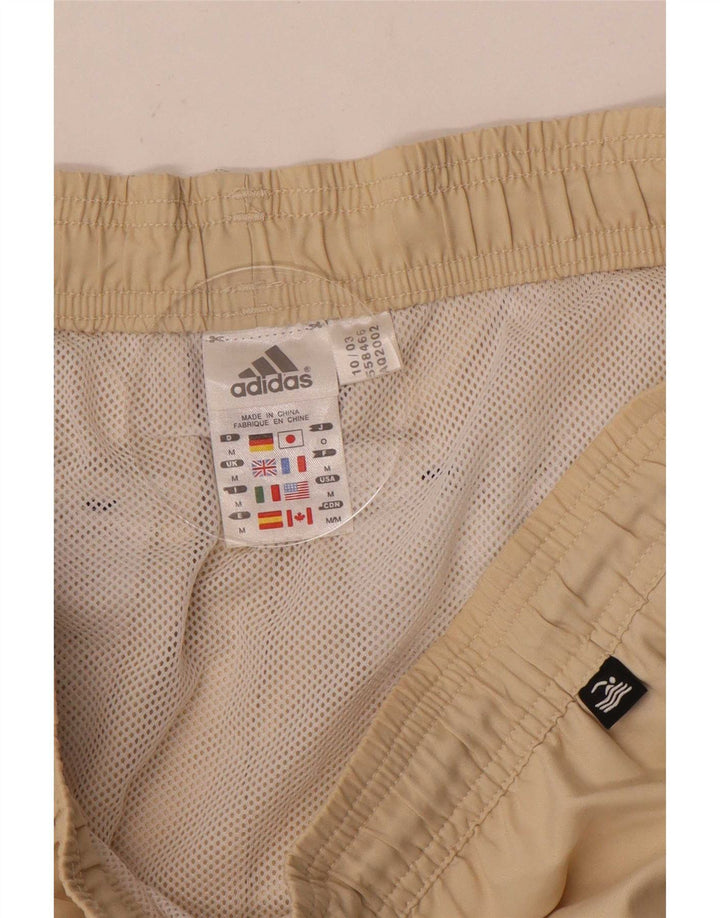 Pantaloni scurți sport grafic pentru bărbați Adidas Mediu Bej Poliester color bloc