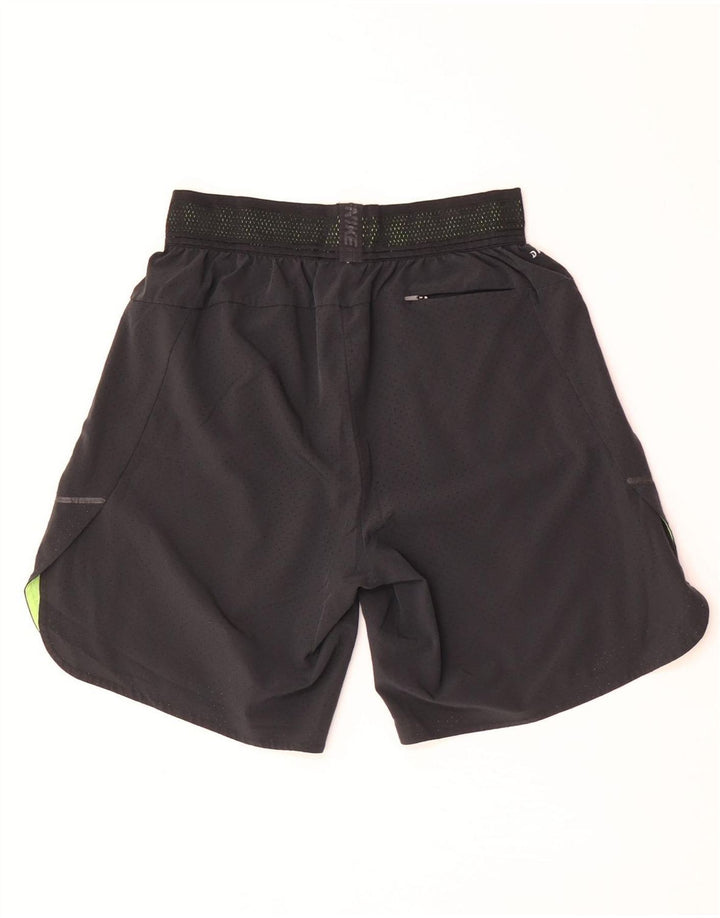 Pantaloni scurți sport Nike Dri Fit pentru bărbați, poliester negru mic
