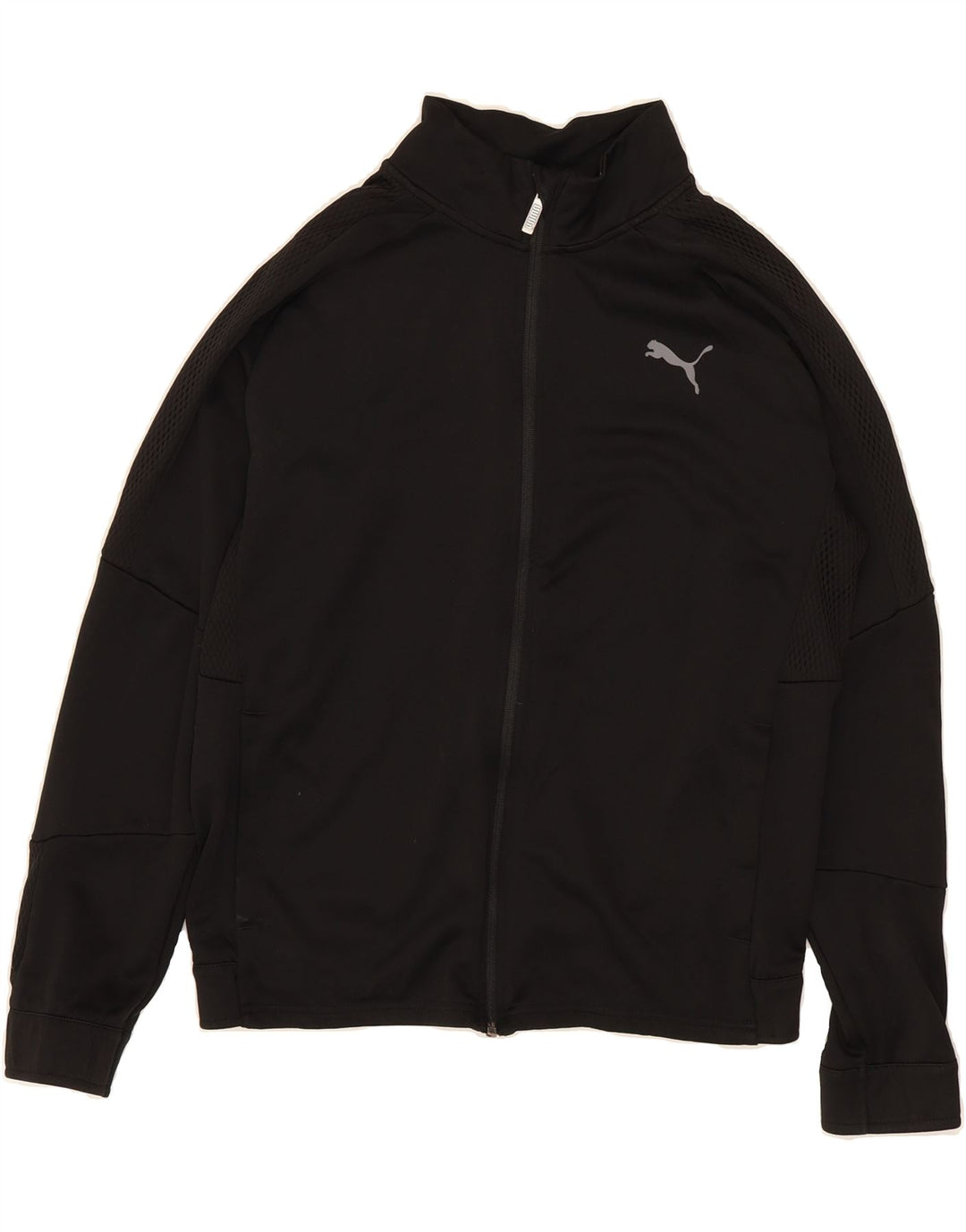 PUMA Mens Tracksuit Top Jacket Small Black Polyester Vintage Puma and Second-Hand Puma from Messina Hembry 