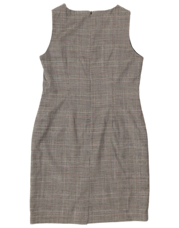 Rochie Hobbs pentru femei, fără mâneci, UK 14, mare, gri, picior de găină, clasică