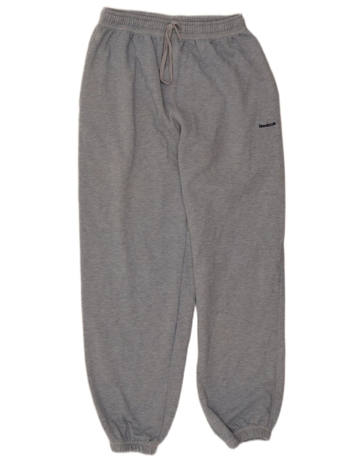 Pantaloni de trening pentru bărbați Reebok Pantaloni de jogging Gri mediu Poliester