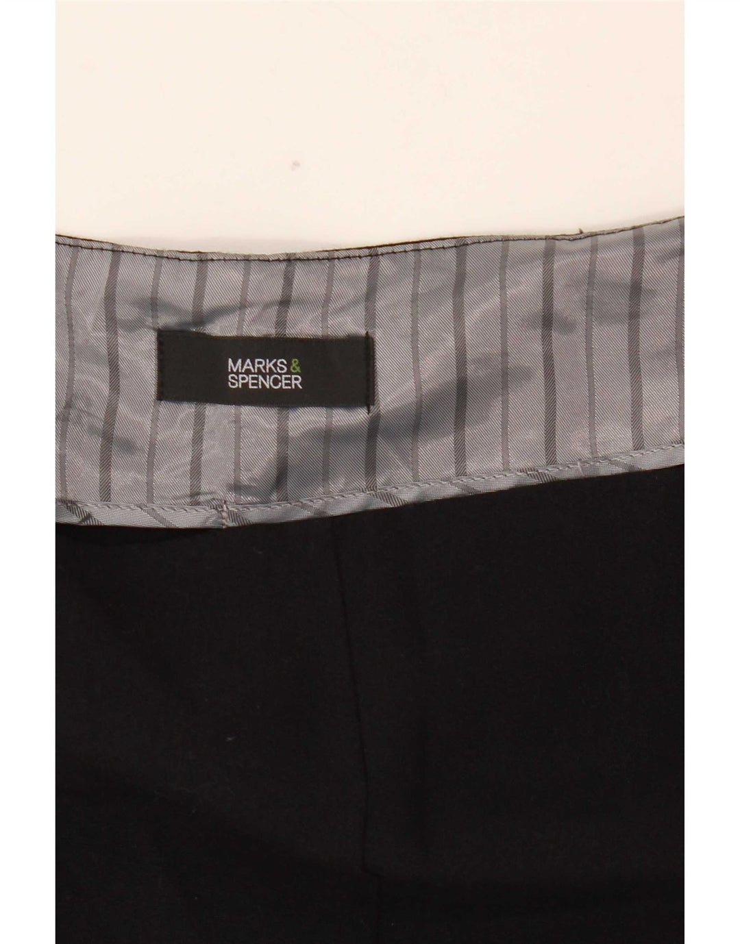 Pantaloni casual drepti pentru femei Marks & Spencer W40 L27 negri