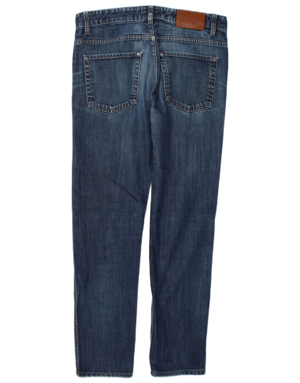 Blugi slim pentru bărbați Hugo Boss W30 L28 Bumbac albastru