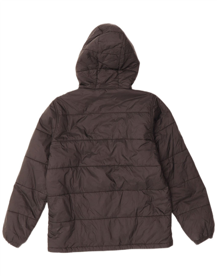 Jachetă căptușită cu glugă pentru bărbați VANS UK 36 Mic Nylon negru