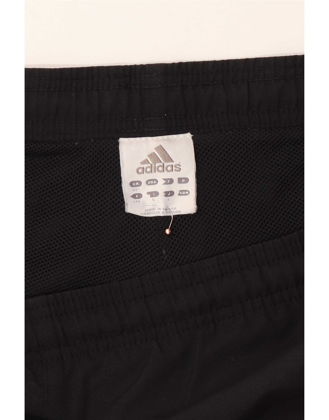 Pantaloni de trening Adidas pentru bărbați, poliester mediu negru