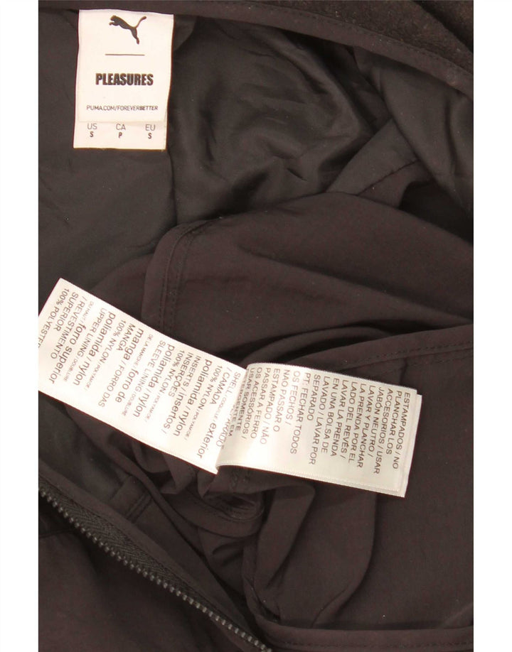Jachetă de trening Puma Pleasures Graphic pentru bărbați, nailon mic, negru