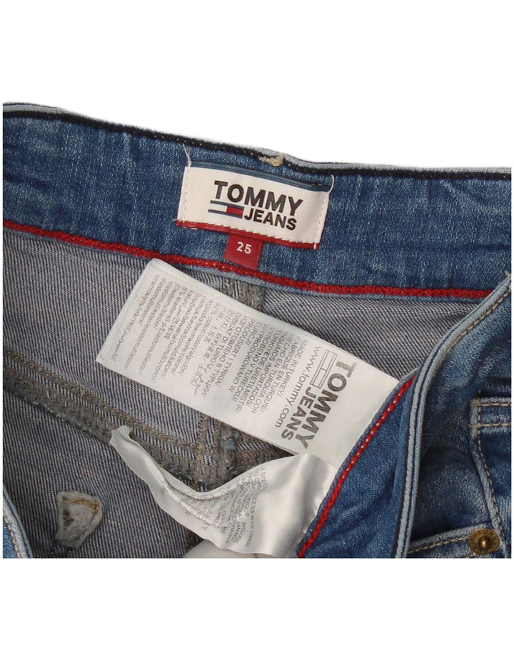 TOMMY HILFIGER Pantaloni scurți din denim pentru femei W25 XS Bumbac albastru