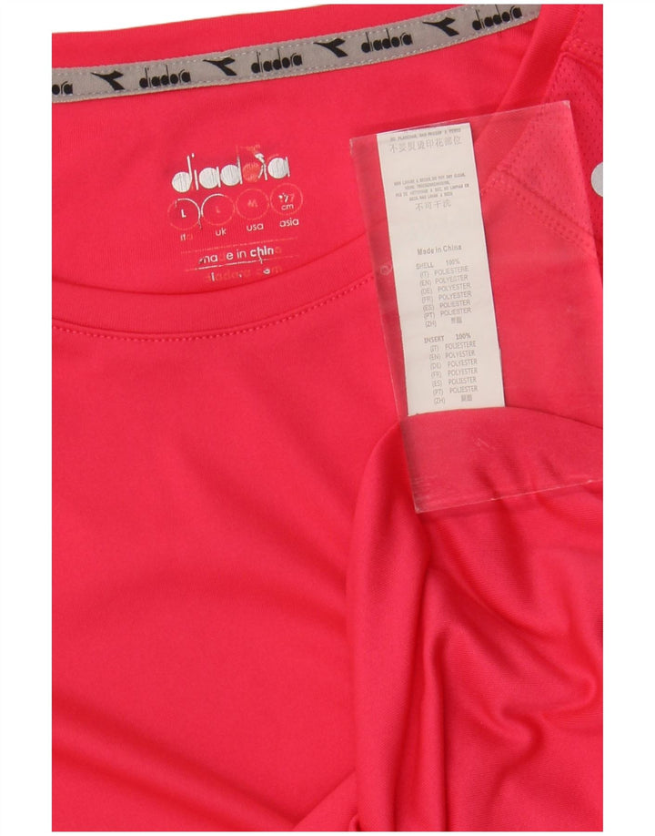 Tricou Diadora Femei Top UK 14 Large Pink Poliester