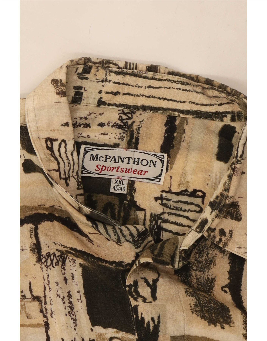 Cămașă Mc Panthon pentru bărbați cu model abstract Mărimea 45/46 2XL multicoloră