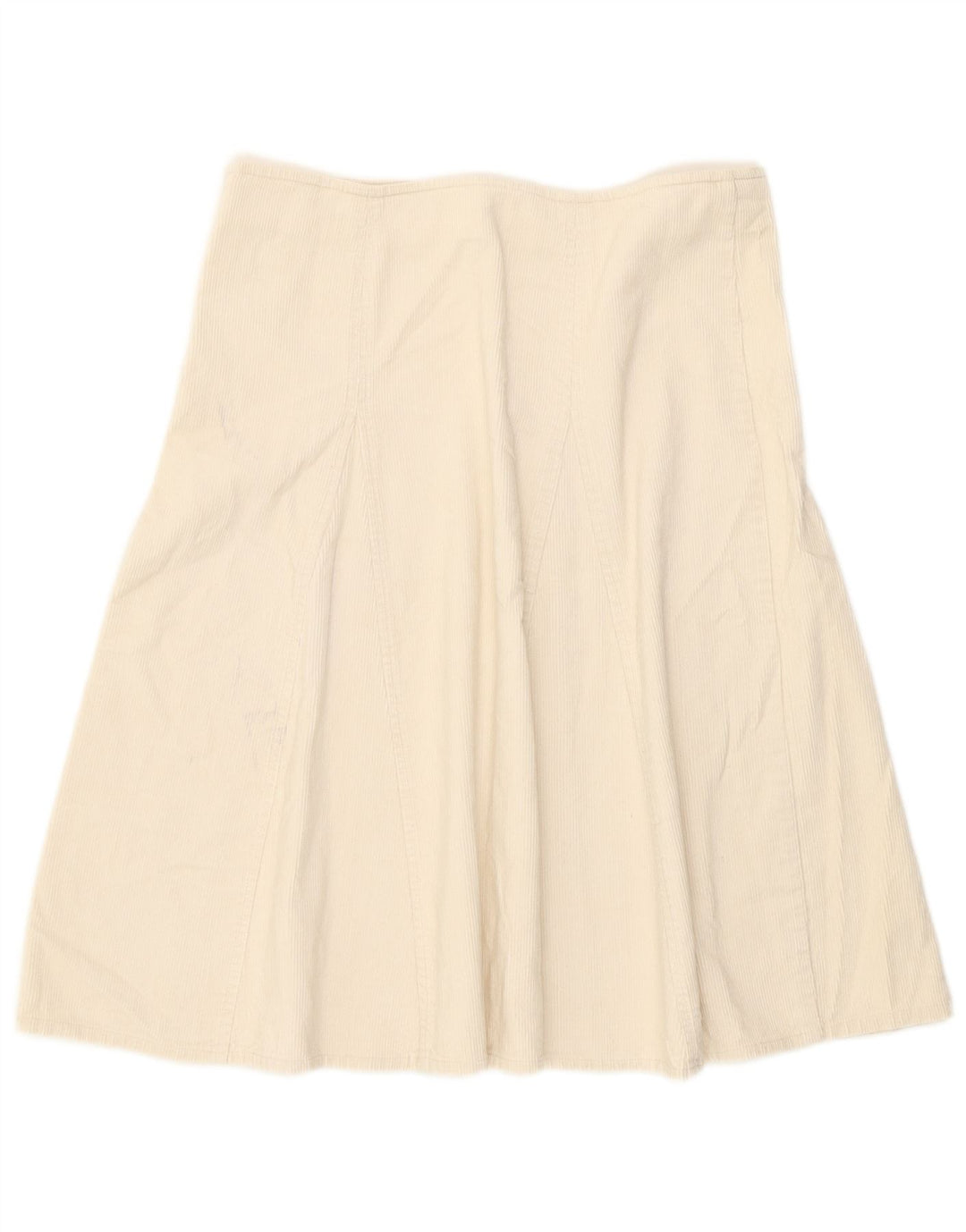 Fusta pentru femeie din velur Zara Medium W28 Bumbac Alb