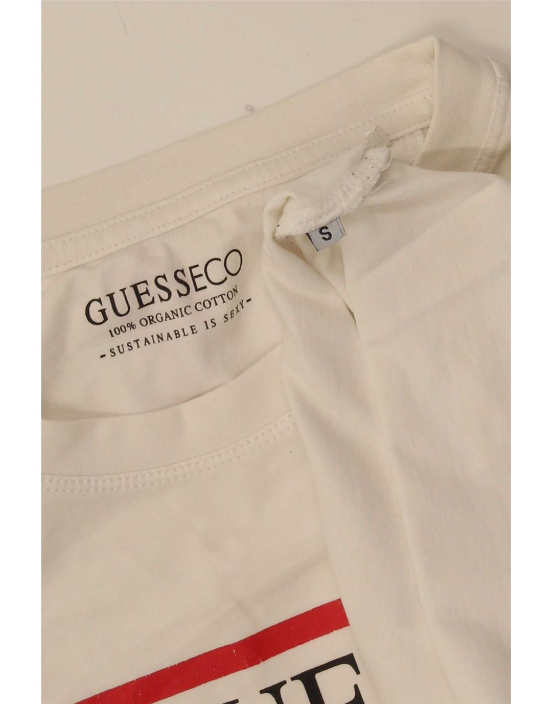 Tricou grafic Guess pentru bărbați Top mic alb