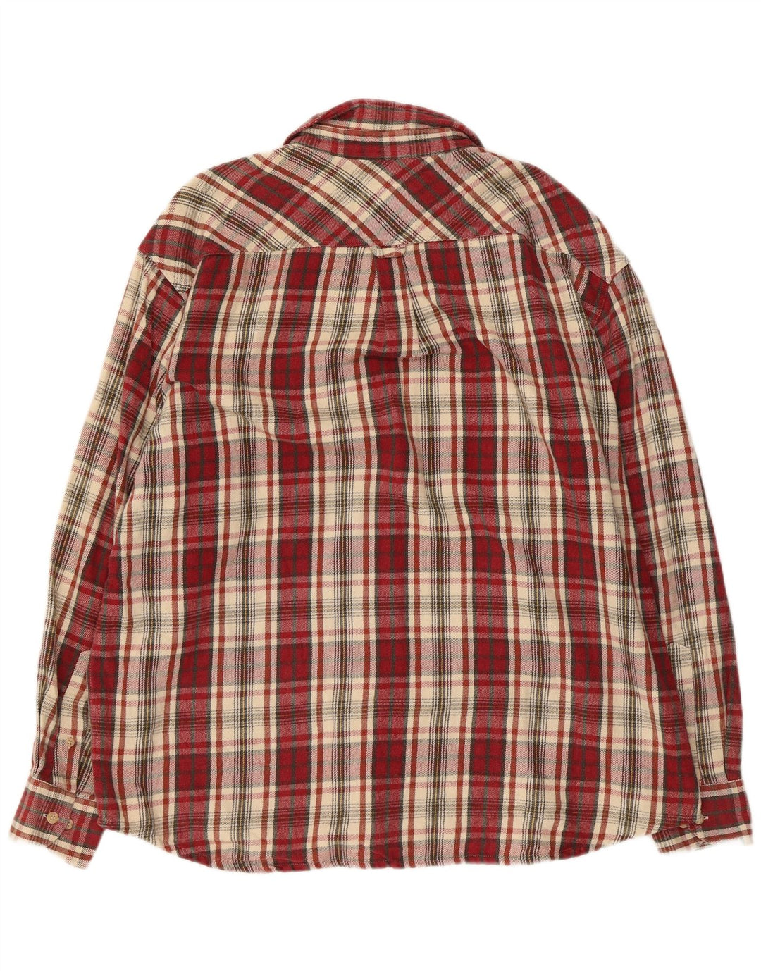 Cămașă de flanel în carouri pentru bărbați Think Pink, XL Burgundy Check
