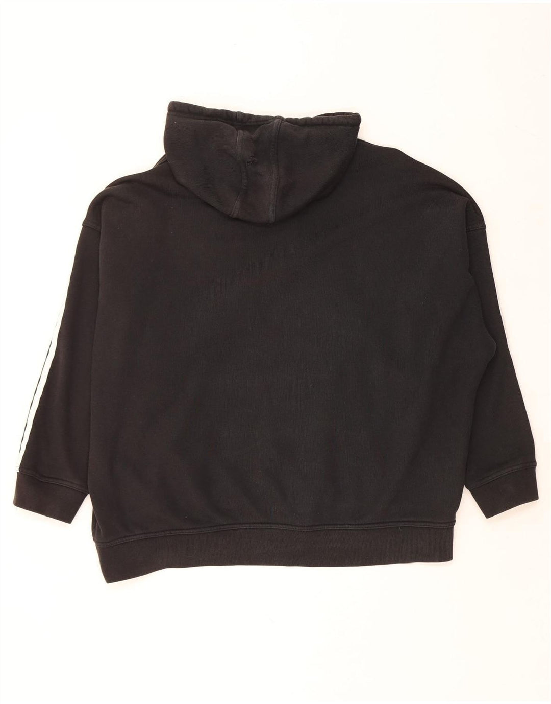 Pulover supradimensionat pentru femei ADIDAS UK 16, mare, negru, bumbac