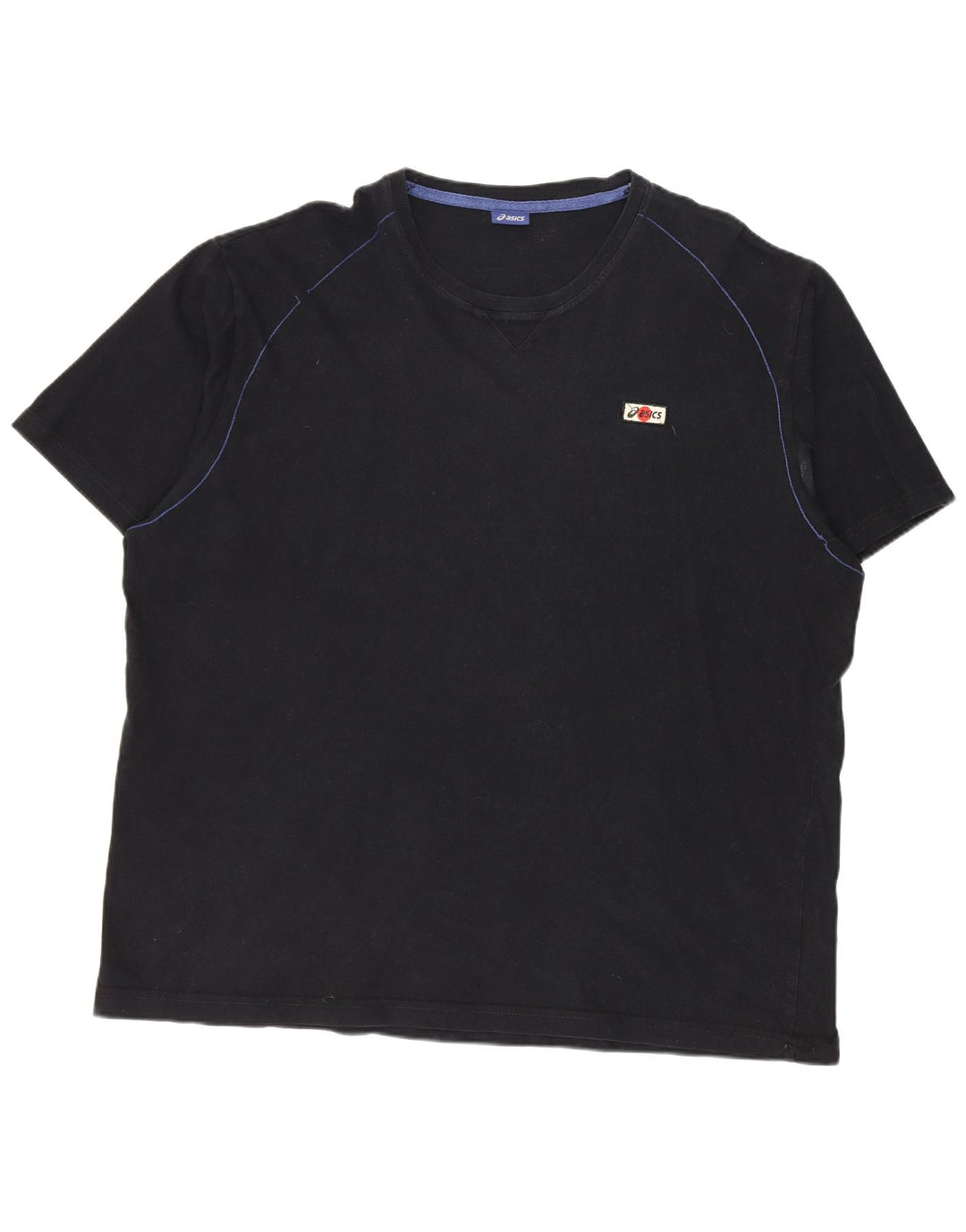 Asics Bărbați Tricou Top 3XL Bumbac Negru