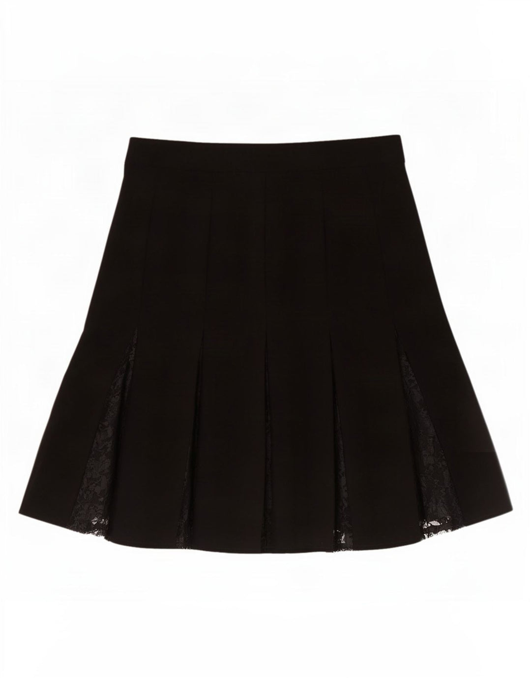 Fusta plisată pentru femei Worthington US 10 Large W34 Poliester negru