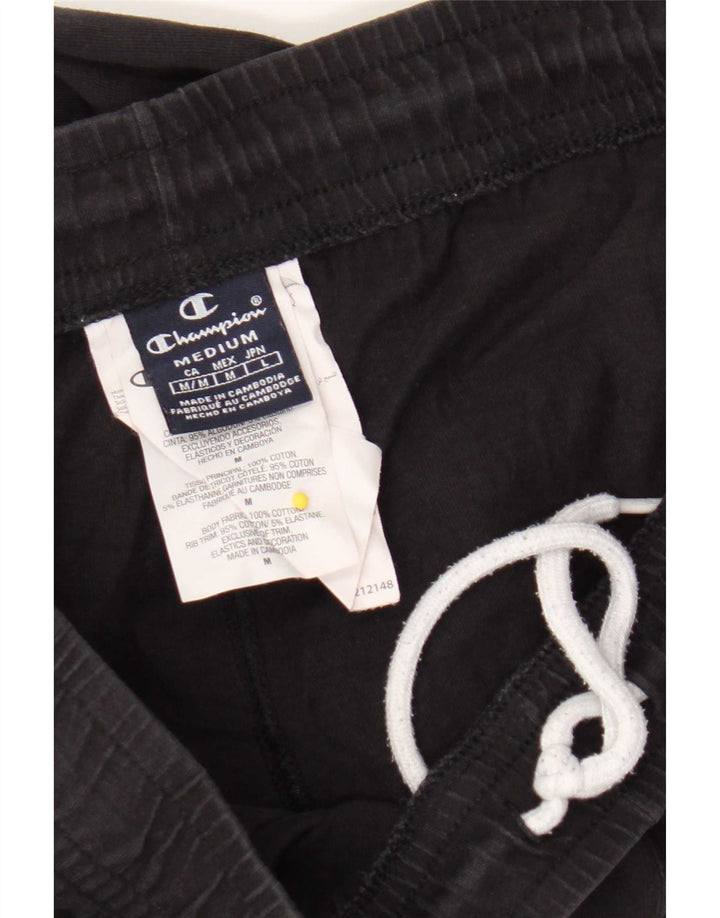 Pantaloni de trening pentru bărbați Champion Pantaloni de jogging Bumbac mediu negru