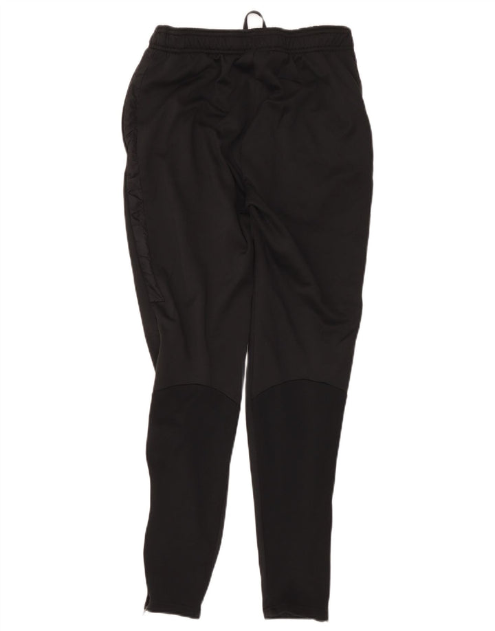 Nike Womens Dri Fit Tracksuit Trousers UK 10 Small Black Polyester