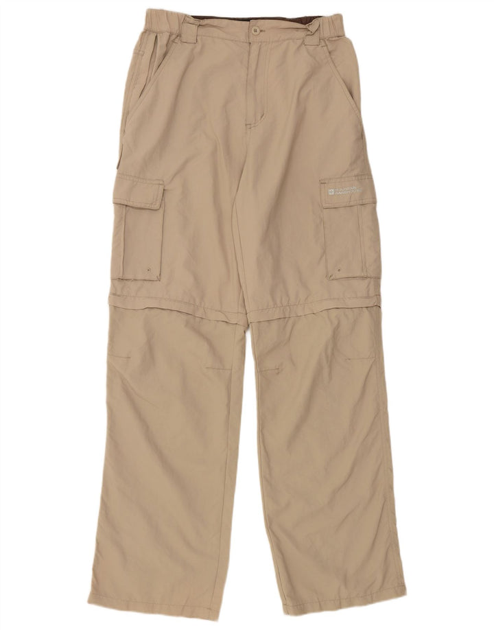 Pantaloni cargo drepti pentru femei Mountain Warehouse W30 L31 Bej Nylon