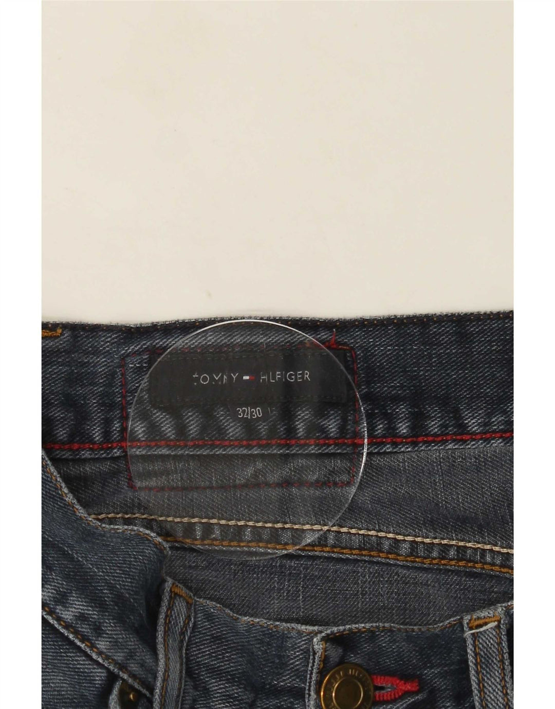 Blugi tăiați pentru bărbați Tommy Hilfiger W32 L26 albastru