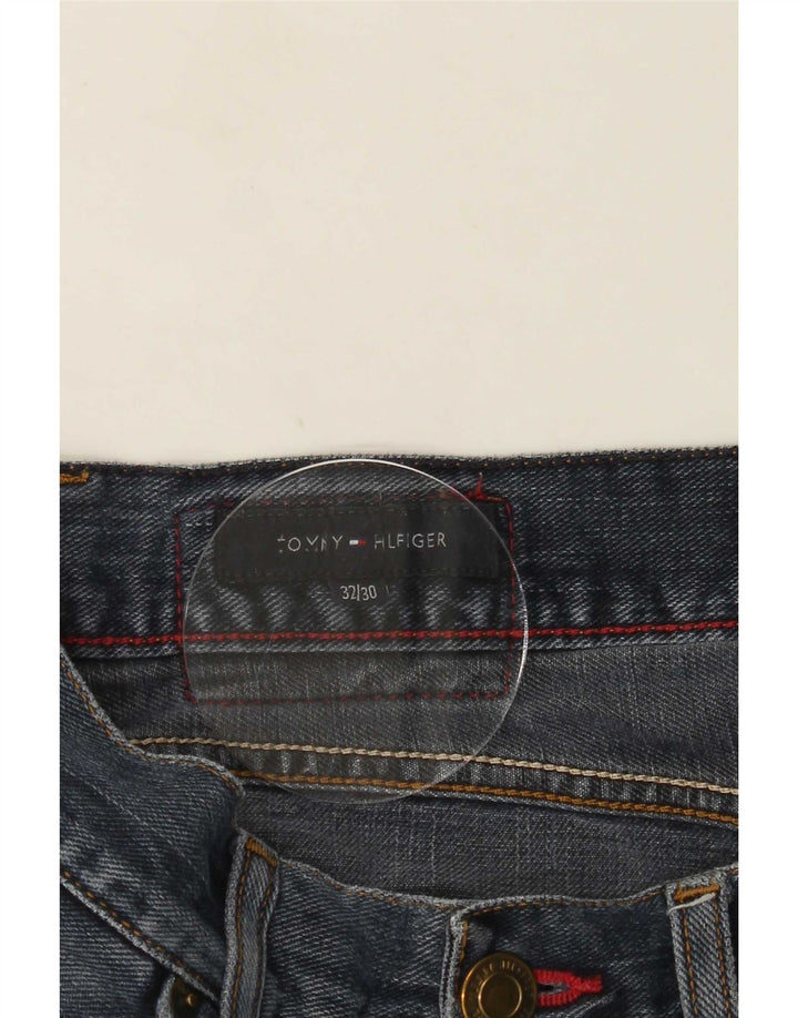 Blugi tăiați pentru bărbați Tommy Hilfiger W32 L26 albastru