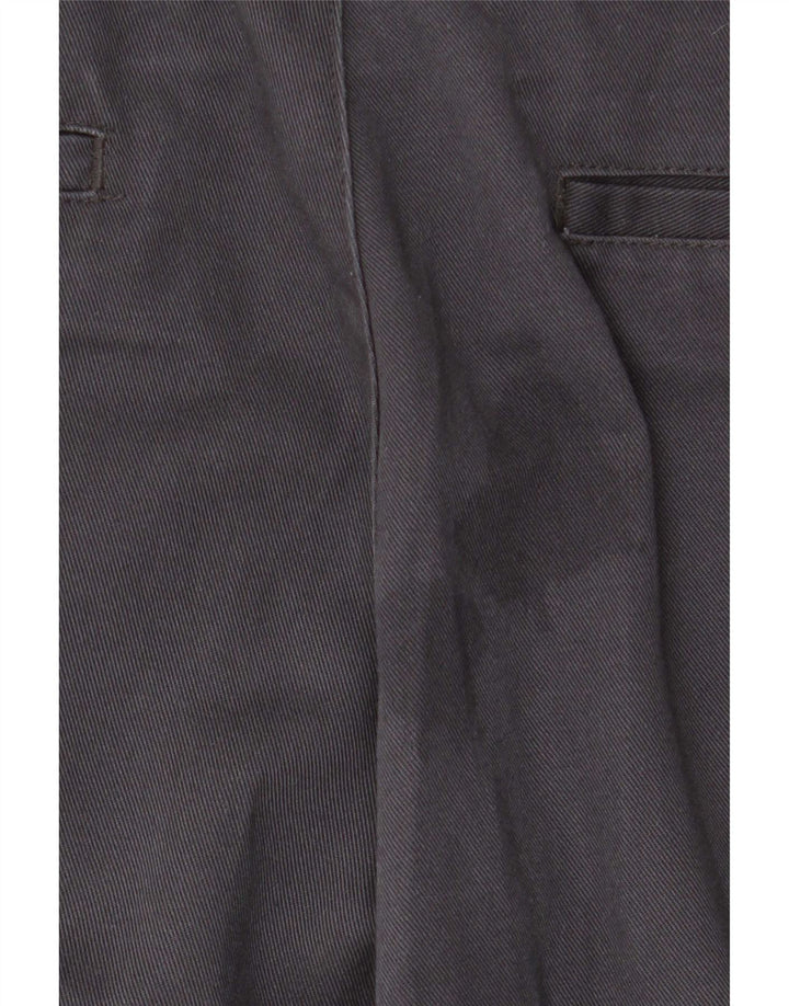 Pantaloni chino drepți pentru bărbați Zara EU 44 Large W34 L28 Gri Poliester