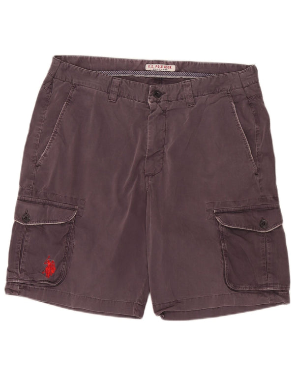 U.S. Polo Assn. Pantaloni scurți cargo pentru bărbați W36, mari, negru, bumbac