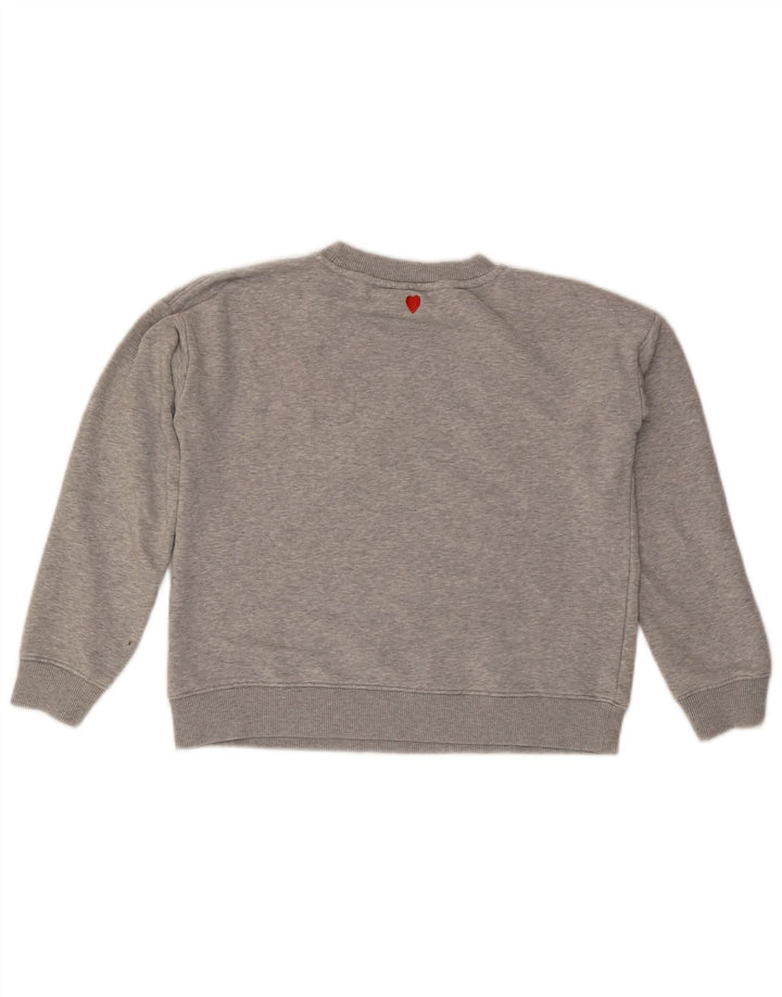 Pulover oversize crop pentru femei Tommy Hilfiger UK 10 mic gri