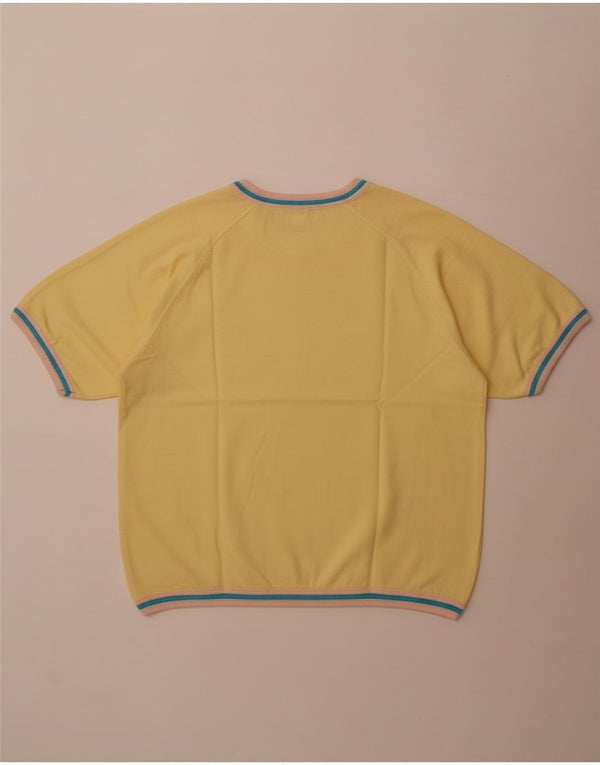 Tricou grafic Best Company pentru femei Top UK 18 XL Bumbac galben