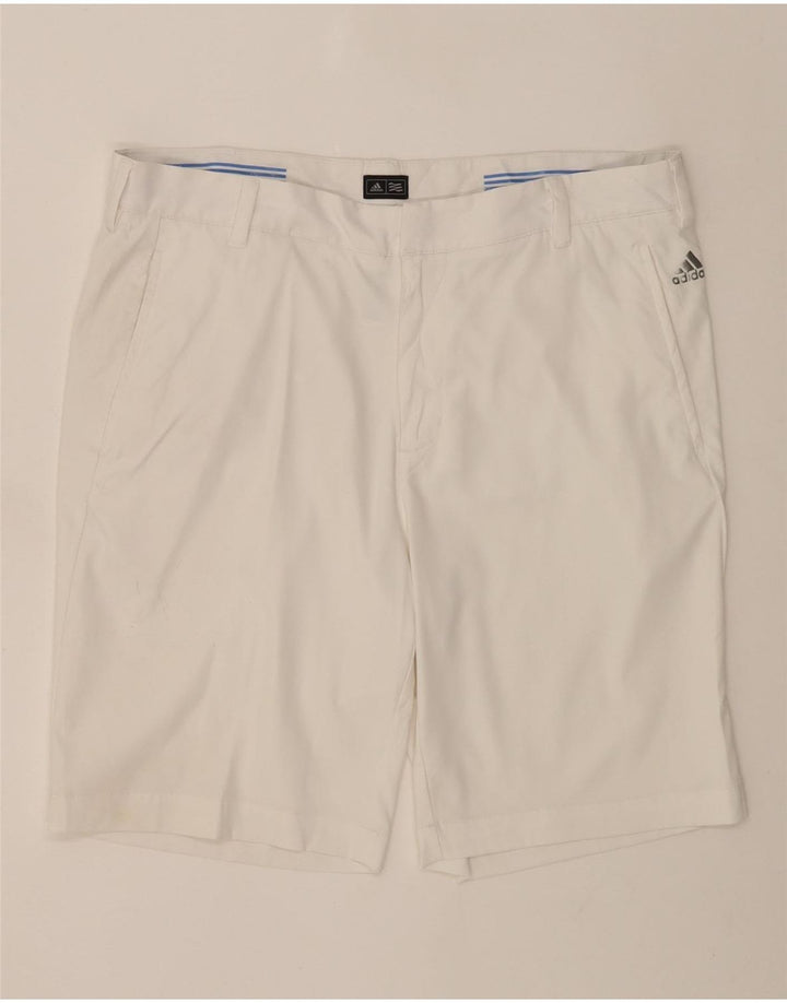 Pantaloni scurți chino pentru bărbați Adidas W34 Poliester alb mare