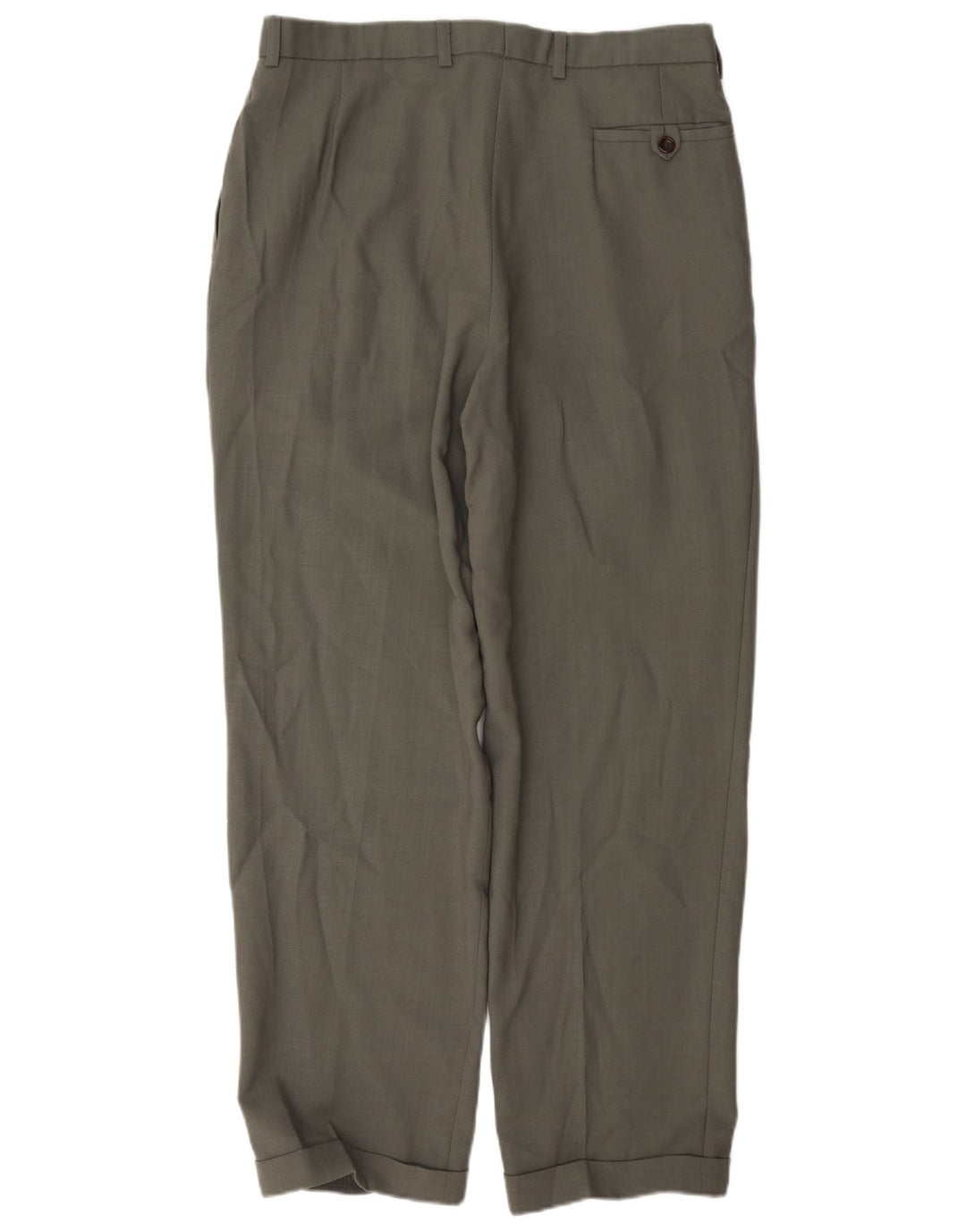 Marks & Spencer Pantaloni de costum pentru bărbați St. Michael Pegged W34 L31 Lână gri