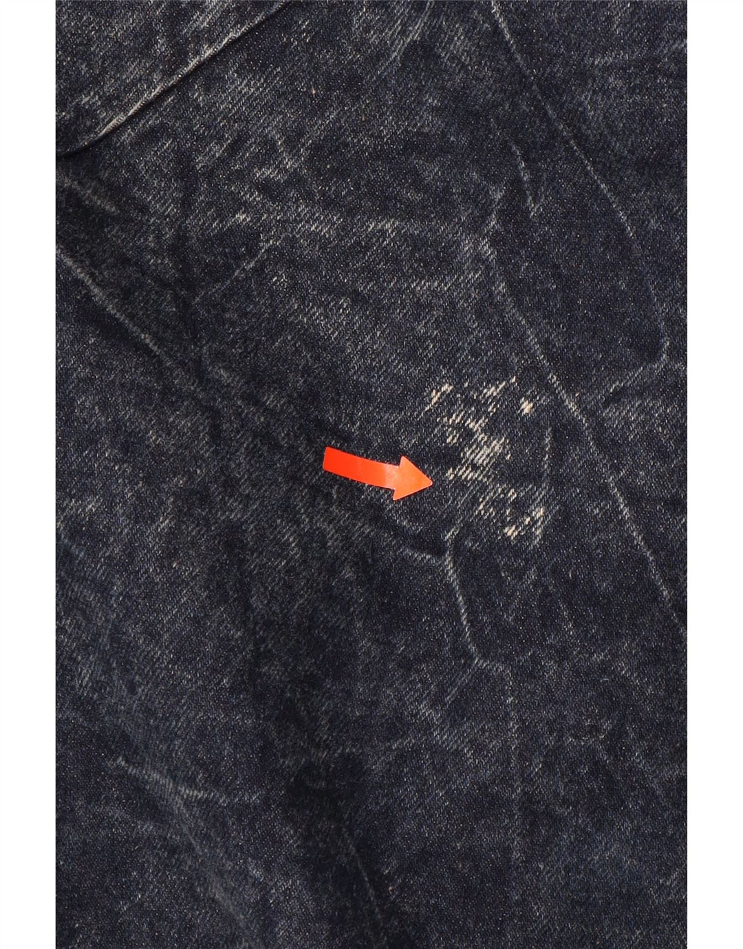 CHRISTIE OF CALIFORNIA Palton supradimensionat din denim pentru femei US 14 XL Bleumarin